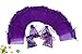 Wudygirl 100pcs Sheer Organza Bag 4X6 with Drawstring Jewelry Pouches Bags for Party Wedding Favor Candy Seashell Gift Bags (Purple 4x6)