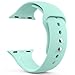 AdMaster Silicone Apple Watch Band and Replacement Sport iwatch Accessories Bands Series 3 2 1 Mint Green 38mm M/L