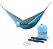 WoneNice Camping Hammock - Portable Lightweight Double Nylon Hammock, Best Parachute Hammock with 2 x Hanging Straps for Backpacking, Camping, Travel, Beach, Yard and Garden