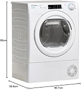 Candy MyChoice CSOEC10TE 10kg Condenser Tumble Dryer Sensor Dry WiFi White view 8