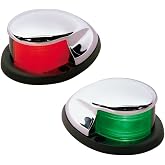 Perko 0228DP0CHR Horizontal-Mount Bi-Color Side Light - Chrome Finish