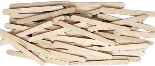 Creativity Street Premium Wood Craft Sticks, Natural, Pack of 1000, 4-1/2 X 3/8 X 1/2 in