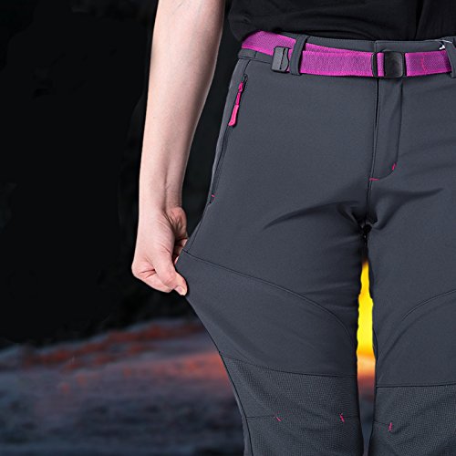 image for Tofern Womens Winter Warm Breathable Waterproof Windproof Softshell Pa