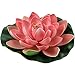 Lightingsky Artificial Floating Foam Lotus Flower Pond Decor Water Lily (6 Colors-2, Medium-18cm)