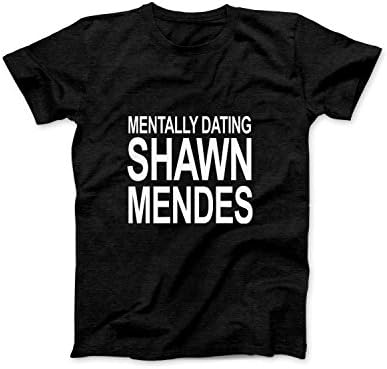Shawn Mendes Mentally Dating Shawn Men T Shirt Black Small