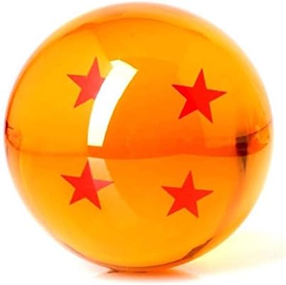 Acrylic Dragonball Z Replica Ball (4 Stars) by Zantiva