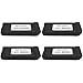 Anbee 4pcs Pack 850mAh 3.7V High Capacity LiPo Battery Compatible with Eachine E58 M68 JY019 / Drone X Pro RC Drone
