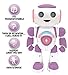 LEXiBOOK – Powergirl Jr. Smart Interactive Toy Robot That Reads in The Mind Toy for Kids Dancing Plays Music Animal Quiz STEM Programmable Remote Control Junior Girl Robot Pink/Purple – ROB20GENthumb 2