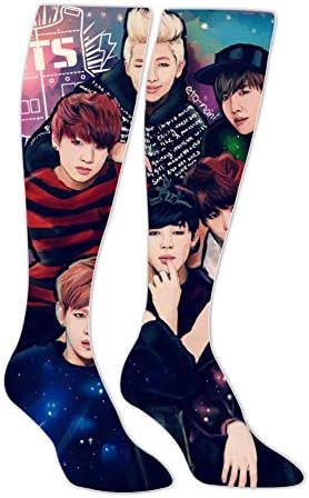 3D Pattern Printed BTS_Nani Socks Knee High Stockings Unisex Casual High Socks Adults