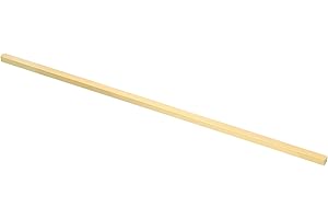 PATIKIL 1/4 x 1/4 x 12" C360 Brass Square Bar, Solid Flat Mill Stock for Crafting Maintenance Electrical Architectural Decoration, Brass