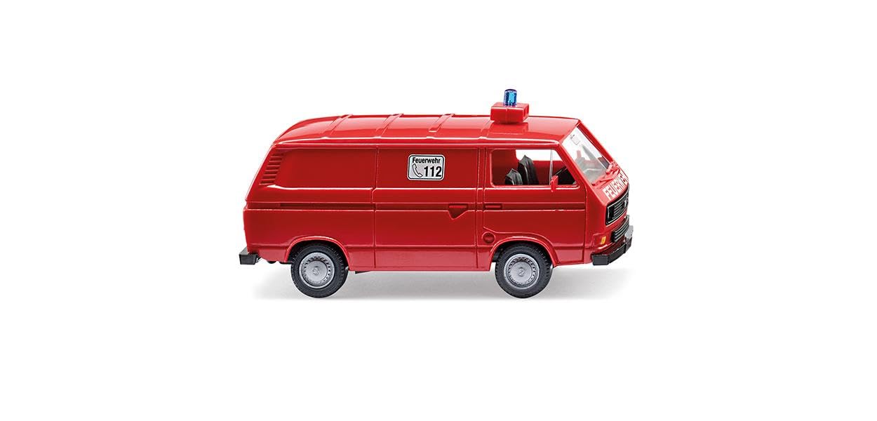 Wiking 060133 H0 Volkswagen T3 Fire Brigade Box Truck