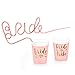 xo, Fetti Bachelorette Party Decorations Bride Tribe Reusable Cups - 16 Frost Flex Cups | Gold Bridal Shower Gift, Bridesmaid Favors
