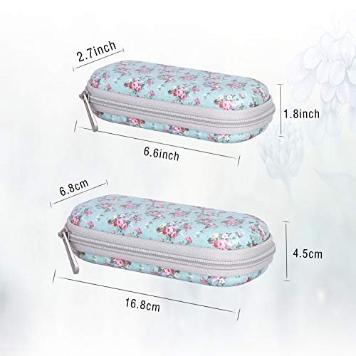 Skycase Eyeglasses Case Holder for Women, Floral 27, Small Size