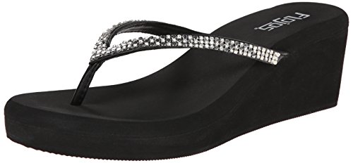 UPC 836777218856, FLOJOS Women&#39;s Carley Wedge Sandal, Black, 6.5-7 M US