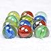 Fancy Source Cats Eyes Glass Marble / Sling Shot Ammo for Children, Bulk Marble (Random Color) (200 pcs)