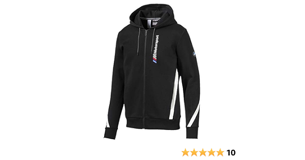 PUMA Men's BMW Motorsport Hooded Sweat Jacket, Black, S: Amazon.es: Ropa