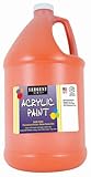 Sargent Art Half Gallon Acrylic Paint Orange, (64-Ounce, 1/2 Gallon) 22-2714