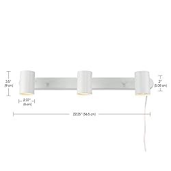 GLOBE Electric 60024 3-Light Plug-in Track
