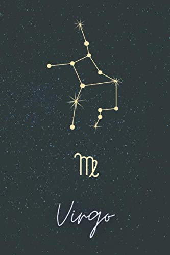 Virgo Notebook: Lined Journal Notebook, 120 Pages, 6"x9", Zodiac Journal Notebook, Lined Journal Zodiac, Virgo Journal, Notebook for girls