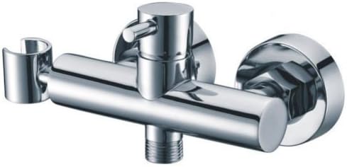 Brass Hot&Cold Mixer Valve Shut-off Valve Bracket Holder Supply Elbow Hose G1/2 "Chrome Finish For Shower Bidet Sprayer Shattaf