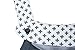 Mila Millie Premium 2 Packs Drool and Teething Reversible Cotton Pad - Fits Ergobaby Four Position 360 and Most Baby Carrier - Gray Arrow Cross Design - Hypoallergenic