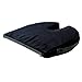 RELAXOBAK Back and Coccyx Support - Orthopedic Car Seat Wedge Cushion - Relieves Pain and Discomfort from Sitting Backache, Tailbone Pain, Hip Pain, Sciatica (Black Velour)
