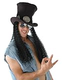 Guitar Rockstar Slash Hat with Hair