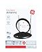 GE Cirular Loop Indoor HD Digital TV Antenna, Long Range Smart TV Antenna, Tiltable loop with 15in Dipoles, Supports 4K 1080P HD Smart TV VHF UHF, Passive Modern Rabbit Ear, 4ft Coax HDT Cable, 33694