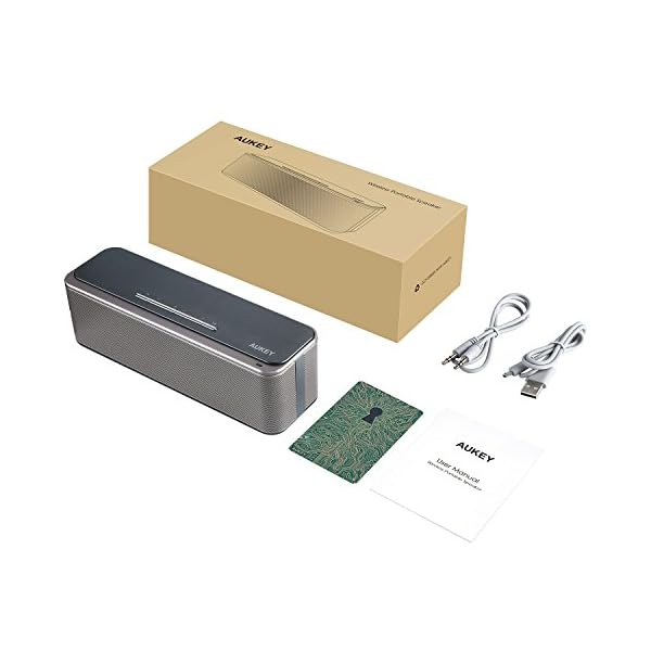 AUKEY-Bluetooth-Speaker-with-Enhanced-Bass-and-Bluetooth-40-for-iPhone-iPad-Samsung-Nexus-HTC-Laptops-and-More