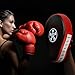 Xgeek174; 2PCS Punch Mitts Boxing Focus Training Pads for Children Kids Men Women Karate Muay Thai (BlackRed)