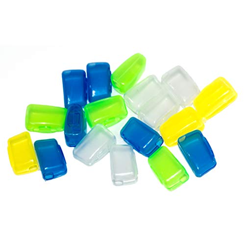 50 Pcs Toothbrush Head Cover, Toothbrush Protective Case, Travel Portable Toothbrush Head Cover Case Cap for Family Office and Outdoor,4 Colors