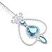 Ice Princess Elsa Accessories Set with Gloves, Crown, Hair piece and Wand by URAQT