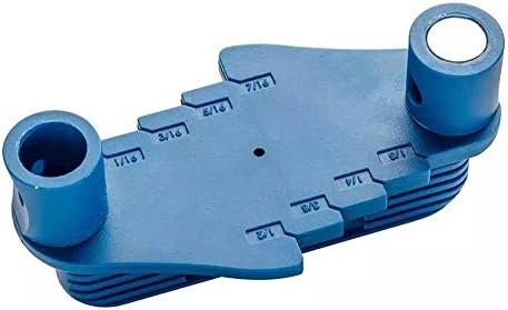 Yestter Marking Center Finder，Multi-Function Scriber Accurate Center Offset Marking Tool Gauge Woodworking Precision Marking Gauge Scribers Fits Standard Wooden Pencils (Blue)