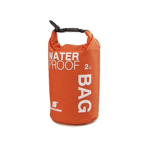 WINGONEER-Waterproof-Bag-Waterproof-Case-for-Swimming-Surfing-Fishing-Boating-Skiing-Camping-and-Other-Outdoor-Sports-Protest-Your-Personal-Item-Against-Water-Rain-Snow-and-Sweat-2L-Orange