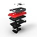 Zizo BOLT Series compatible with Samsung Galaxy S7 Active Case Military Grade Drop Tested with Tempered Glass Screen Protector Holster BLACK RED