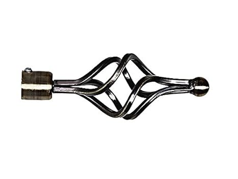 Buy Curtain Accessory Finial 1 Pc Made Of Iron Bronze Finish