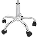 HomGarden Adjustable Hydraulic Rolling Swivel Stool for Massage Salon Office Facial Spa Medical Tattoo Chair Stool w/Backrest Cushion & Wheels