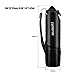 SUAOKI 4-in-1 Cree Led Rechargeable Brightest Flashlight Torch Light Powered by 5,200mAh External Battery Charger with Window Smasher and Belt Cutter Emergency for Car Waterproof IPX6