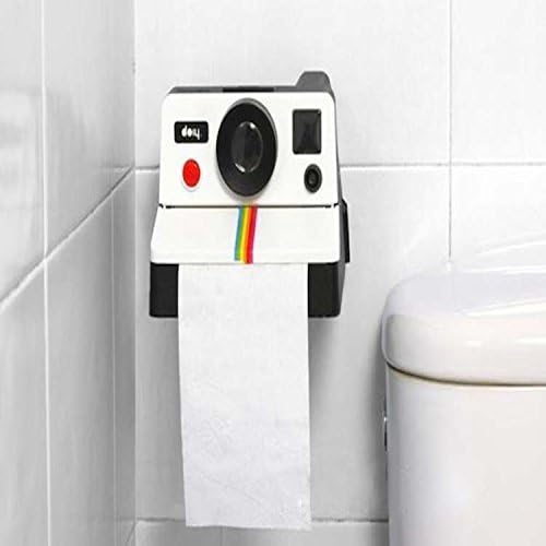 Vintage Retro Polaroid Camera Shaped Toilet Tissue Box Roll Paper Storage Holder It Will Give You Bathroom A 80's Style. Get Instant