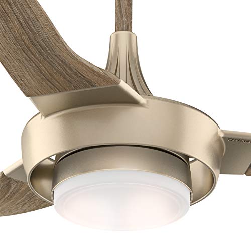 Casablanca Fan 64 inch Contemporary Metallic SunSand Ceiling Fan with Light Kit and Remote Control (Certified Refurbished) - Thumbnail 2