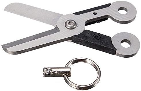 Practical EDC stainless steel scissors, spring bolt, portable scissors