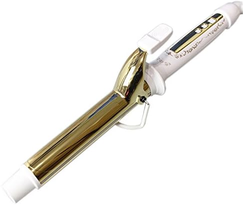 Kissbeauty Professional Salon Gold Ceramic Hair Curling Wands 20s Heat-Up Hair Curler (30MM)