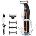 Electric Shaver Body Hair Trimmer Rechargeable Razor with Guide Combs Kebor for Precise Face, Back, Chest, Groin, Leg Hair Trimming (IPX5 Waterproof)