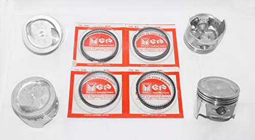 SUZUKI 10A 1.0 L (970 cc 59 cu in 65.5 x 72.0 mm) PISTON RING SET GUDGEON PIN SET OF 4 STANDARD & OVERSIZE SAMURAI SJ410 SIERRA JIMNY SAMURAI SUPER CARRY ST100 RASCAL PRONTO SCURRY SF410