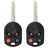 Keyless2Go New Keyless Entry Remote Key Replacement For Select Ford Escape Expedition Explorer Focus Fusion Lincoln Town Car And Other Vehicles That Use OUC6000022 164-R7040 (2 Pack)
