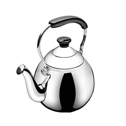 Click Here to See More Images NUBAOGY Whistle Stainless Steel Kettle 3/4/5L Kettle Gas Gas Induction Cooker Kettle (Color : 3l)