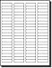 1,600 Label Outfitters® White Vinyl Laser Only Labels, Waterproof, Weatherproof, 1.75