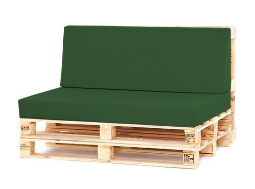 Green Water Resistant Large Foam Back Support Pad For Pallet