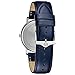 Bulova Classic Quartz Mens Watch, Stainless Steel with Blue Leather Strap, Silver-Tone (Model: 96B295)