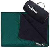 Tolaccea Warm Fleece Outdoor Blanket Waterproof Stadium Blanket Ideal for Campin
